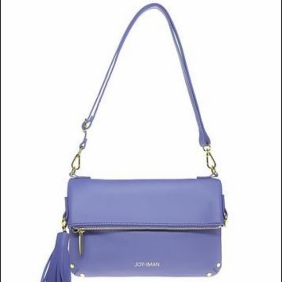 JOY & IMAN Leather Convertible Crossbody bag - Picture 1 of 7